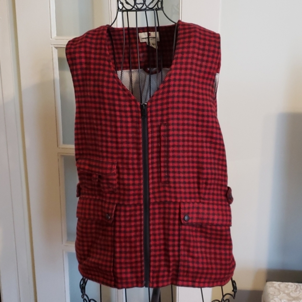 👚WOOLRICH BUFFALO CHECK VEST👚